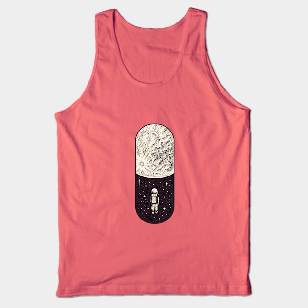 Space Capsule Tank Top by enkeldika2